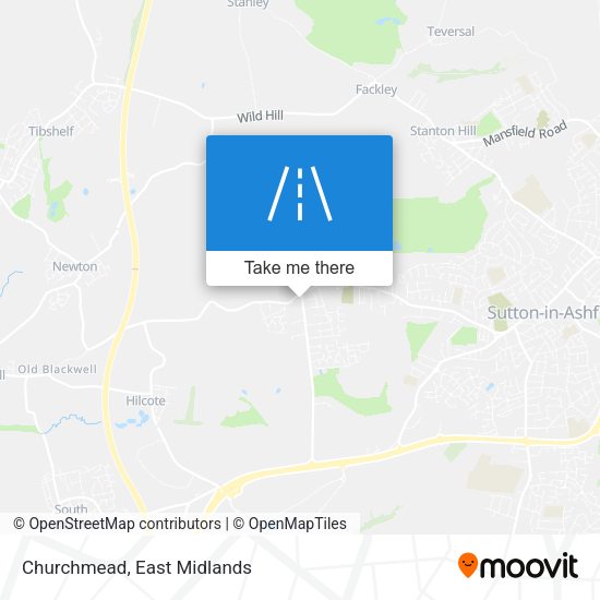 Churchmead map