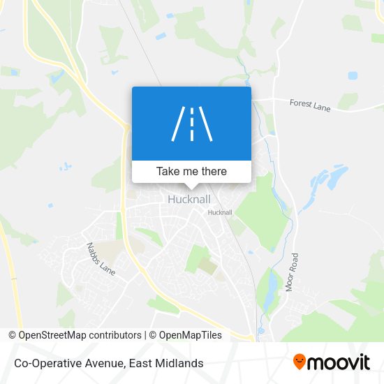 Co-Operative Avenue map