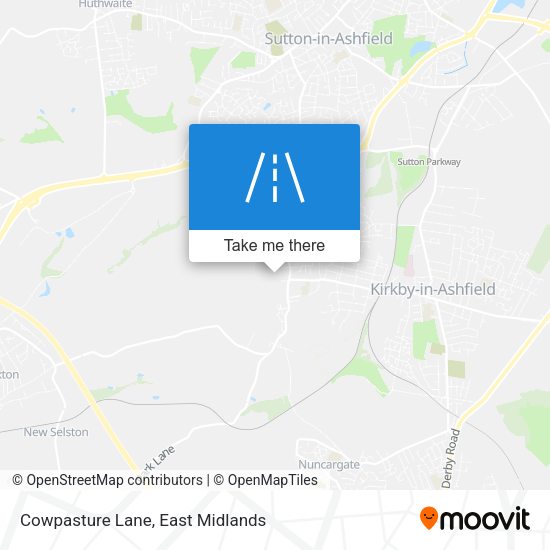 Cowpasture Lane map