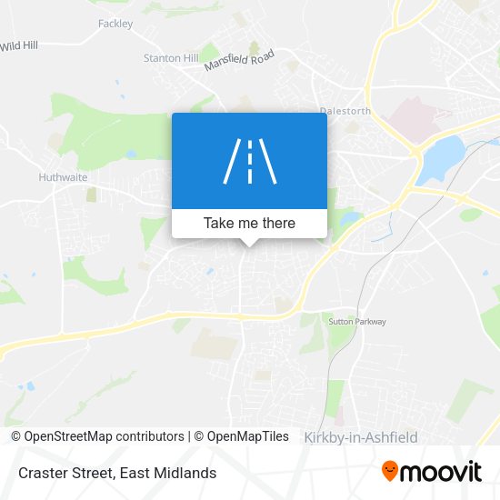 Craster Street map