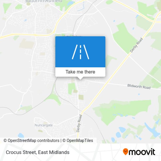 Crocus Street map