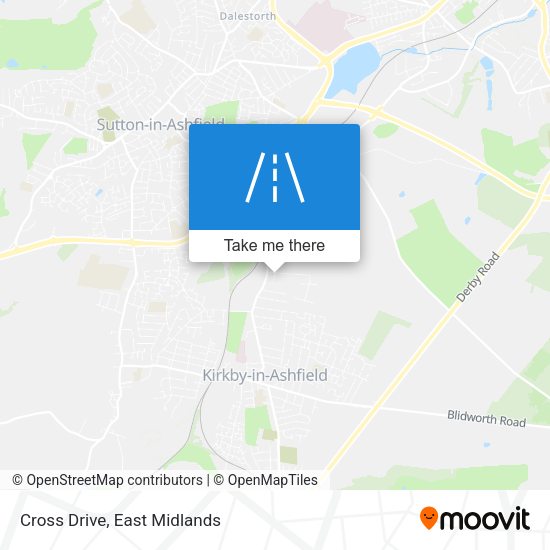 Cross Drive map