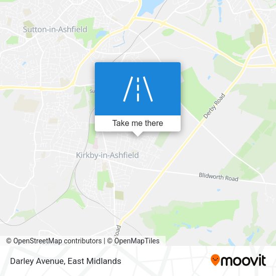 Darley Avenue map