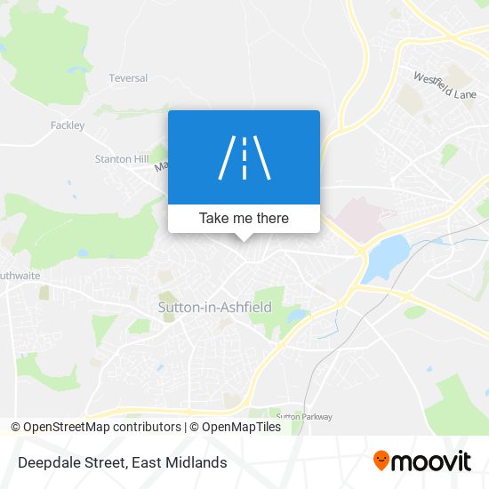 Deepdale Street map