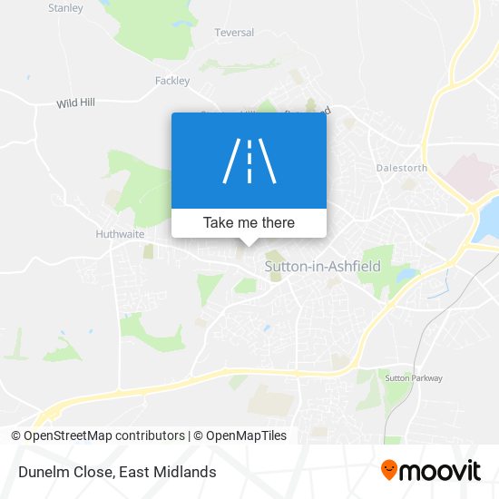 Dunelm Close map