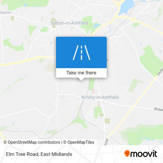 Elm Tree Road map