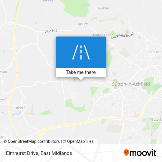 Elmhurst Drive map