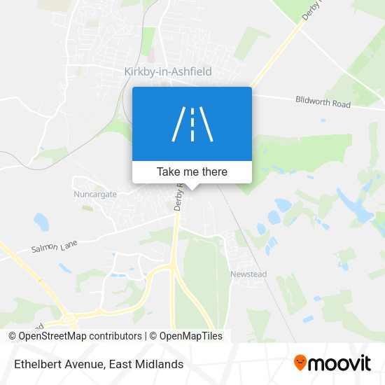 Ethelbert Avenue map