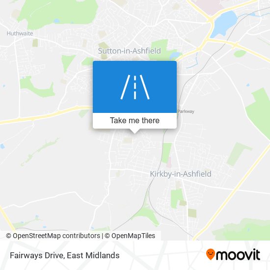 Fairways Drive map