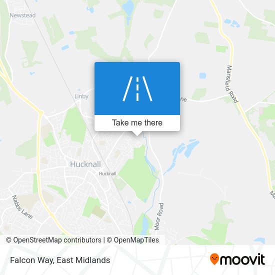 Falcon Way map