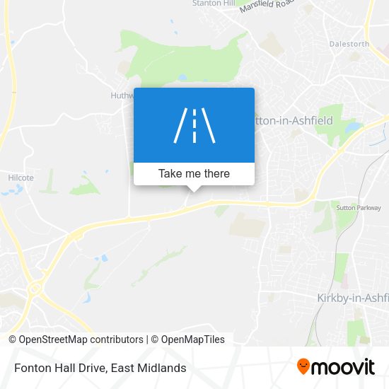 Fonton Hall Drive map