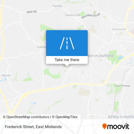 Frederick Street map