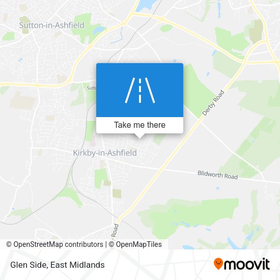 Glen Side map