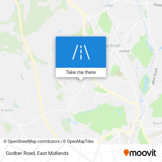 Godber Road map