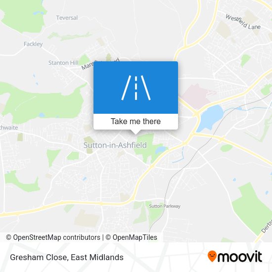 Gresham Close map