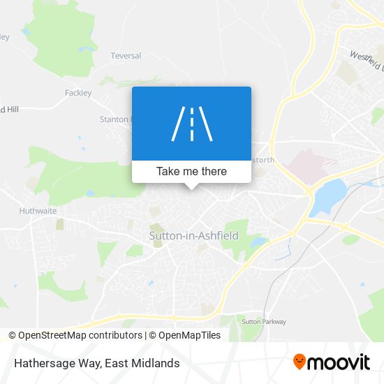 Hathersage Way map