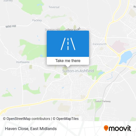 Haven Close map