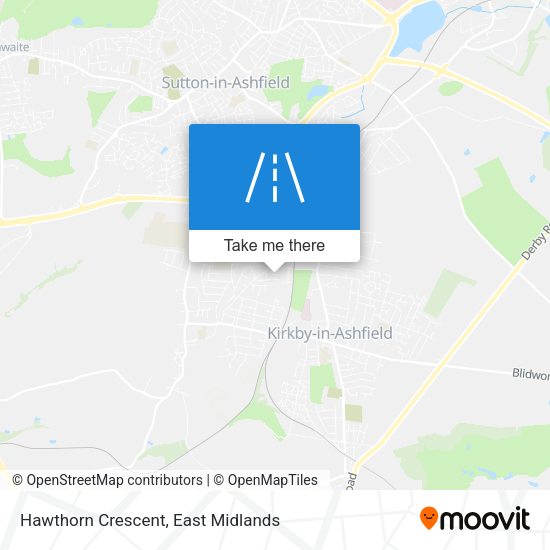 Hawthorn Crescent map