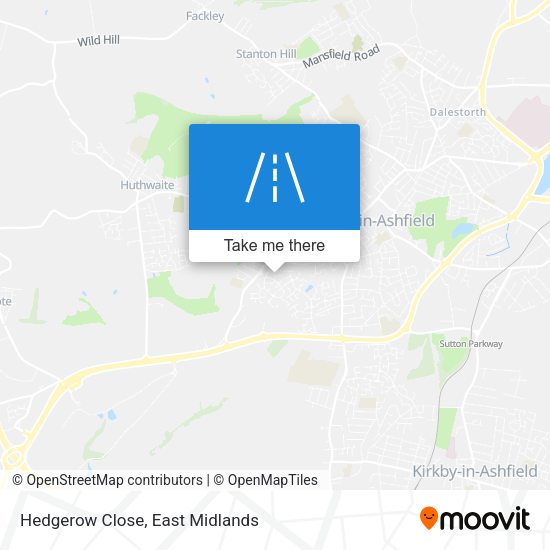 Hedgerow Close map
