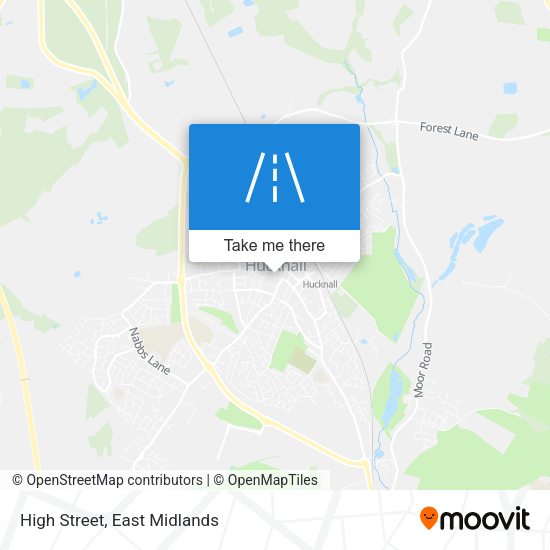 High Street map