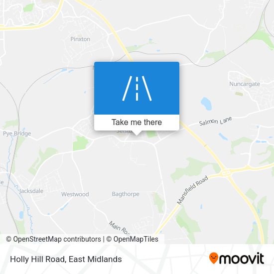 Holly Hill Road map