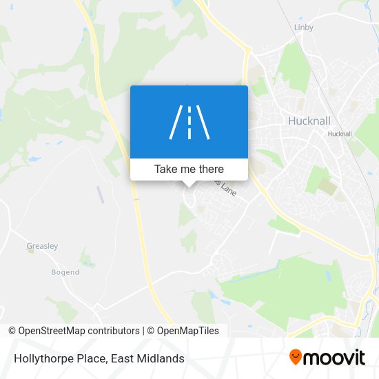 Hollythorpe Place map