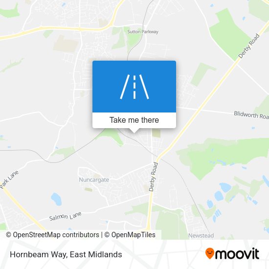 Hornbeam Way map
