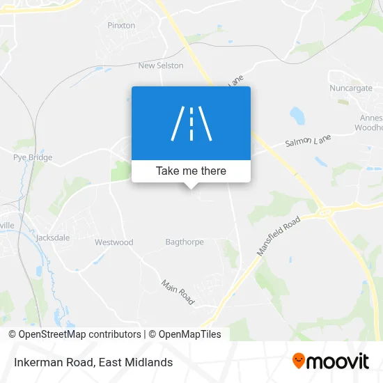 Inkerman Road map