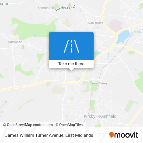 James William Turner Avenue map
