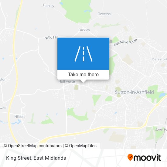 King Street map