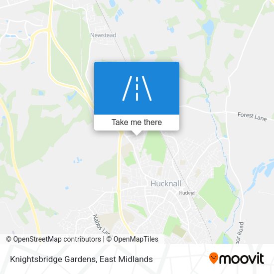 Knightsbridge Gardens map