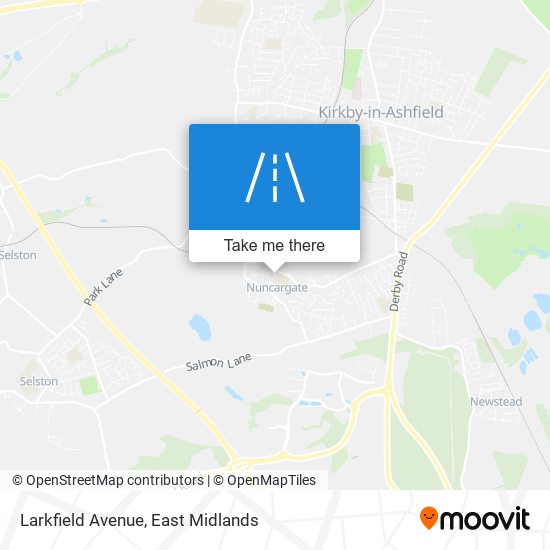 Larkfield Avenue map