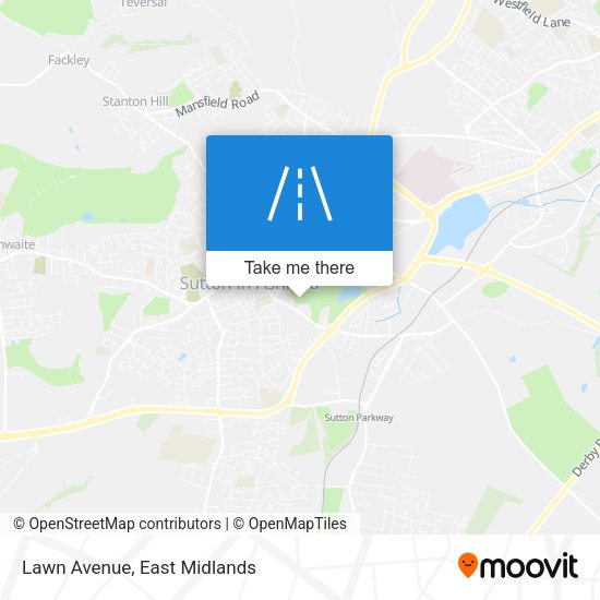 Lawn Avenue map