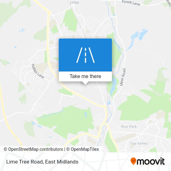 Lime Tree Road map