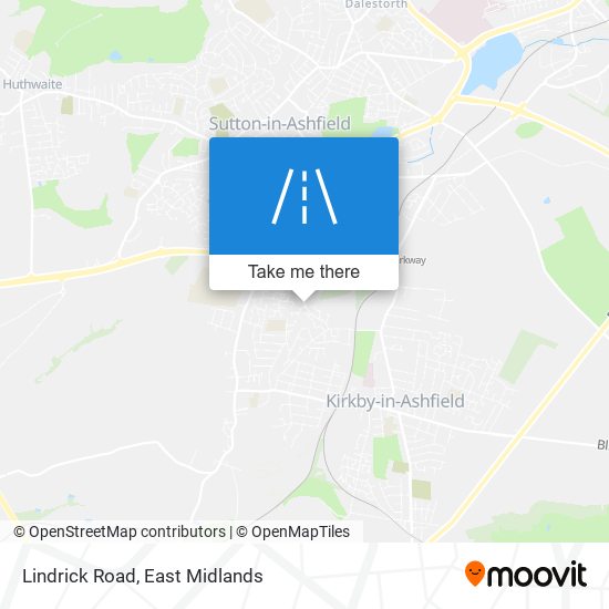 Lindrick Road map