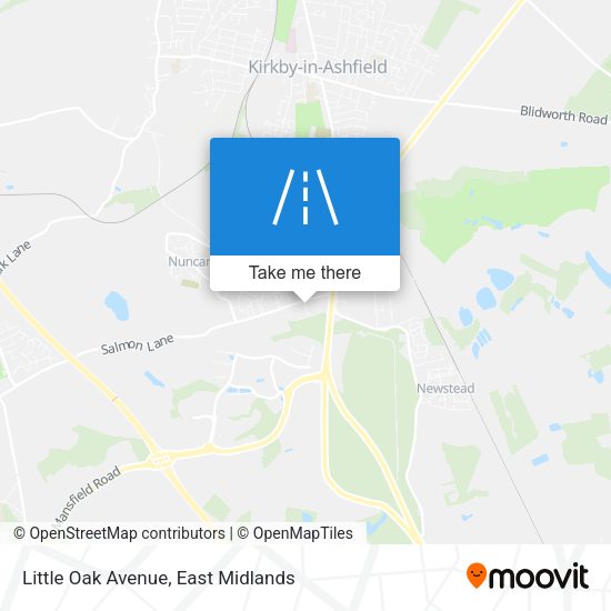 Little Oak Avenue map