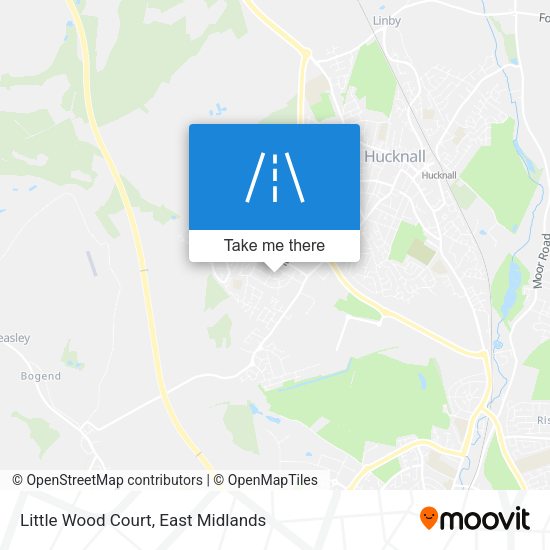 Little Wood Court map