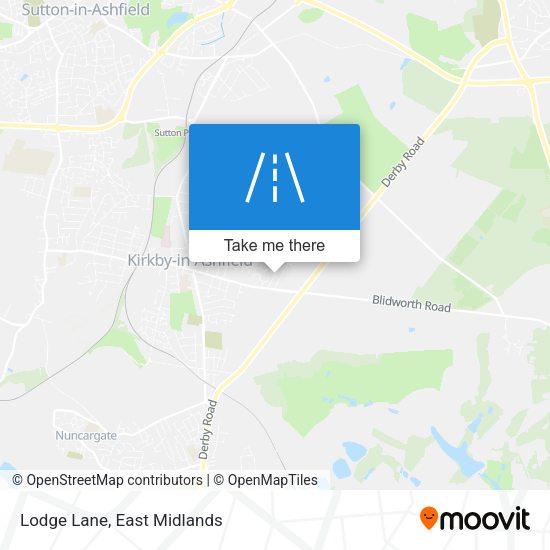 Lodge Lane map