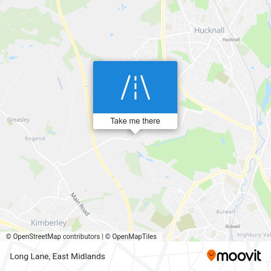 Long Lane map