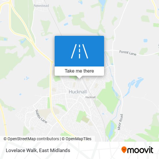 Lovelace Walk map