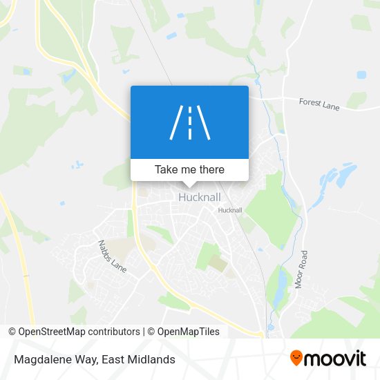 Magdalene Way map