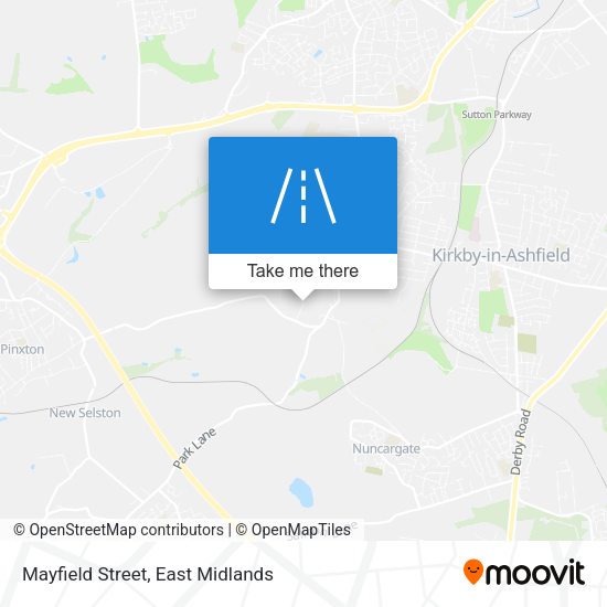 Mayfield Street map