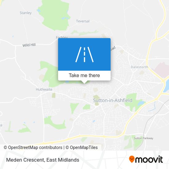 Meden Crescent map