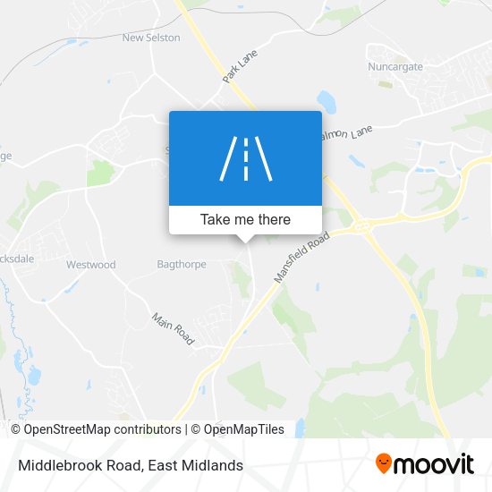 Middlebrook Road map