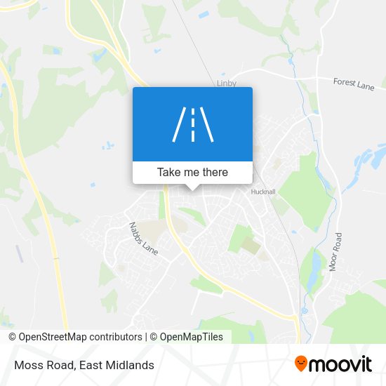 Moss Road map