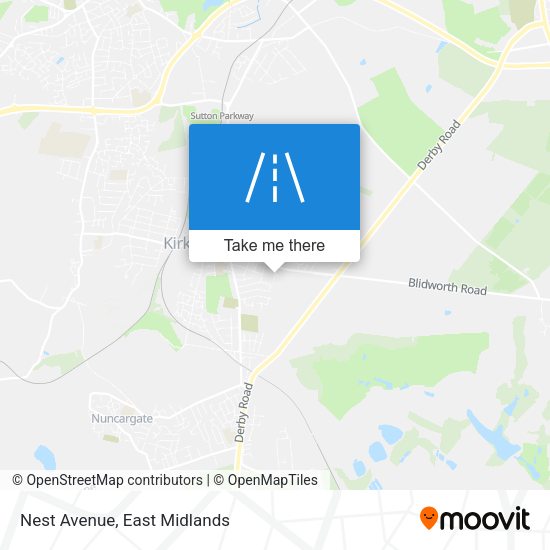 Nest Avenue map