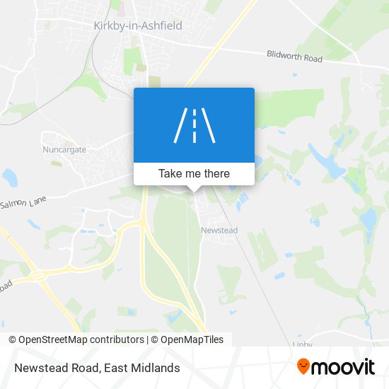 Newstead Road map