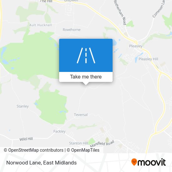 Norwood Lane map