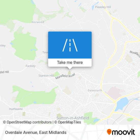 Overdale Avenue map