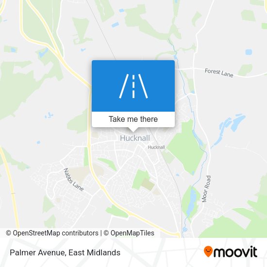 Palmer Avenue map